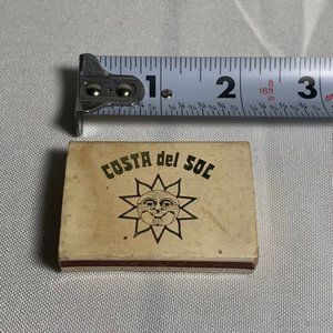 Vintage Costa Del Sol Restaurant Matches Matchbook Arlington Virginia 1970s